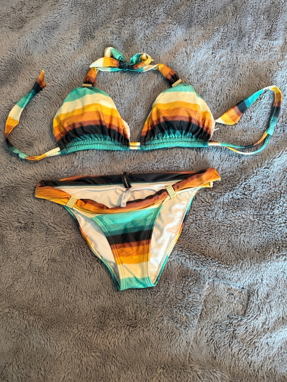 VIX Women's Halter Bikini Top+Bottom!